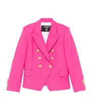 Balmain Kids Double-Breasted Tailored Blazer 8Y,12,6Y,4Y,14Y,6,13Y,12Y Pink