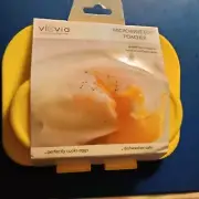 NEW Microwave Egg Poacher DIY Egg Cooker Poached Egg Steamer Viovia