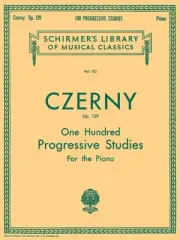 Czerny 100 Progressive Studies without Octaves for Piano Music G Schirmer Book