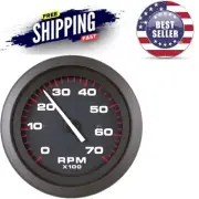 Tachometer 7K Plastic 3 Inch RPM Gauge for Gas Engines Black Red White