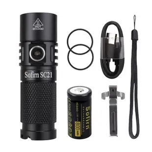 Sofirn SC21 Pro 小型 LED 手電筒 0 流明和Uril UI-來可家居