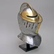 EUROPEAN KNIGHT ARMOR HELMET ~ MEDIEVAL KNIGHT CRUSADER SPARTAN HELMET ~ ARMOR