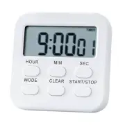 24-Hours Digital Timer LCD Kitchen Timers Bathroom Shower Clock Timer With Alarm