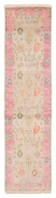 Vintage Hand-knotted Runner Rug 2'5" x 10'0" Traditional Wool Carpet