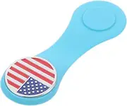 Parliky Golf Hat Clip with Decorative Ball Marker Stylish Portable Hat Adornment for Quick Access The Course Golf Lovers Random Color