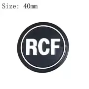 4pcs Replacement RCF Badge Emblem Logo Speaker Part 40mm Repair Aftermarket