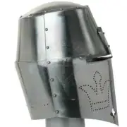 Medieval Knight Templar Helmet 18 Gauge Steel Medieval Helmet