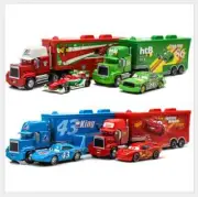 DISNEY PIXAR CARS LIGHTNING MCQUEEN TRUCK MACK CAR THE KING KIDS TOY