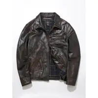 在飛比找ETMall東森購物網優惠-RL1930經典手工棕咖色復古夾克