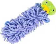 Frog Shaped Pet Chew Durable Plush Squeaky Dog Teething for Safe and Wear Resistant Material for Dogs