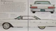 Pontiac Bonneville Car Picture Out of Print Spec Article Sheet Wall Art Decor
