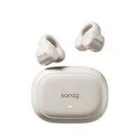 在飛比找Yahoo!奇摩拍賣優惠-耳機阿里sanag塞那S3耳機耳夾式氣骨傳導運動不入耳掛耳骨