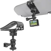 Car Sun Visor Clip Mount Compatible with GoPro Hero 13 12 11 10 9 8 7 6 5 Session Insta360 Osmo Action and Most Action Camera