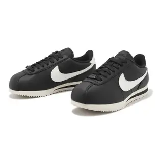 【NIKE 耐吉】阿甘鞋 Wmns Cortez 23 Premium 女鞋 黑 白 復古 皮革 休閒鞋(FB6877-001)