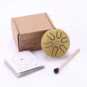 Mini Glucophone 3 Inch 6 Notes Steel Tongue Drum Handpan Music Drum Handpan