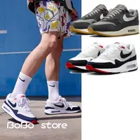 在飛比找蝦皮購物優惠-Nike Air Max 1 耐吉 氣墊 休閒鞋 黑灰紅 黑