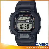 在飛比找蝦皮購物優惠-【柒號本舖】CASIO 卡西歐十年電力野戰電子錶-黑 / W