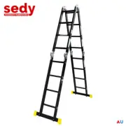 4.7M Multi Purpose Ladder Aluminium Folding Platform Extension Step Non-Slip Au