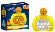 Spinning Basketball Push Memory Game - Yellow