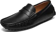 [Minishion] Boys Mens Comfortable Dress Shoes Loafers with Buckle Driving Moccasins YY007