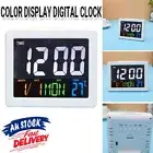 Digital Alarm Clock Bedside Table Clock Calendar Temperature Date Home Office AU