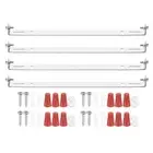 4 Set 185mm (7.28") Universal Light Fixture Mounting Bracket Kit with Screw