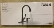 Kohler Elmbrook R22968-SD-BL Pull-Down Kitchen Faucet Matte Black Finish New