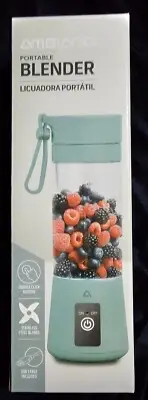 Ambiano Portable On The GO CUP Blender USB Charging NIB 8.5oz SX-JR07
