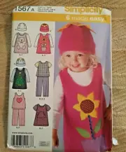 Simplicity Sewing Pattern 1567 Children Jumper Top Pants Sewing Project (H)