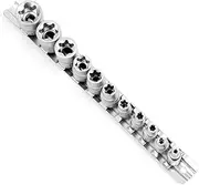 E4 - E20 Torque Socket Set Female E Torx Star Socket Set/Rail External Star