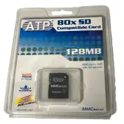 128 MB SD : 128MB MMC micro Memory Card w/ SD Adapter VERY SMALL CAPACITY