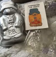 Vintage 1981 Rare PADDINGTON BEAR Cake Pan P & Co Baking + 8 Small Molds