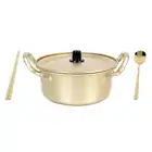 ramen pan Small Saucepan Korean Ramen Pot Stainless Steel Cookware
