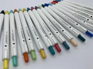 日本 CLICKART ZEBRA斑馬 WYSS22 按壓式水性彩色筆 共36款 日本文具 辦公室 原子筆 [日本製] D0