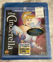Cinderella (Blu-ray/DVD, 2012, 2-Disc Set, Diamond Edition) NEW Sealed