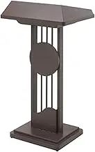 Podium Large Iron Painted Lectern for Speakers, Speeches Church Pulpit Conference Embassies Podium Stand Load 50kg/1100lbs