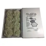 Floating Poinsettia Tea Light Candles Battery Operated, Pools Ponds Jacuzzi