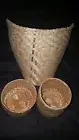 Thai Bamboo Sticky Rice Steamer/Cooker and Serving Basket