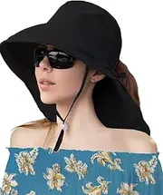 [SPOTFISH] Sun Hat for Women Bucket Hat with Neck Flap Hiking Hat Fishing Hat