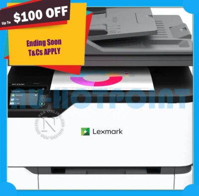 Lexmark MC3326i A4 Colour Laser All-in-One MFP Printer+ADF+FAX 40N9865 (RRP$598)