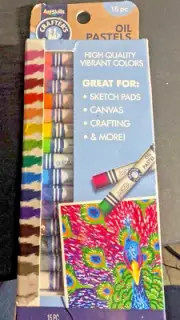 Crafter's Closet Oil Pastels 15 pc - Unopened package