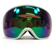 Oakley Snow Goggles Flight Tracker M OO7105-4300 Celeste w/ Prizm Jade GBL Lens