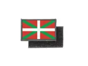 Flag patch printed badge country euskadi