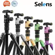 Selens Portable Professional Aluminium Tripod&Ball Head Travel for DSLR Camera