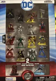 DC Nano Metalfigs Jada Toys Series 7 18 Figures Die Cast Flash Batman Sealed New