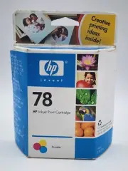 HP 78 Tricolor Printer Ink Cartridge Box Expired 2006 Ink Jet