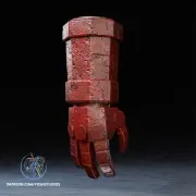 Hellboy Gauntlet 3D Printed PLA Magnets Included