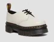 Dr Martens Audrick Nappa Leather Platform Shoes Women’s US 9 Grey NEW $160