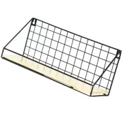 Heart Shaped Black Wire Basket Storage Shelves Baskets Child