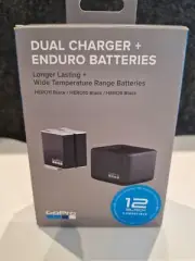 GoPro Dual Battery Charger & Enduro Batteries suits HERO11, HERO10, HERO9,HERO12